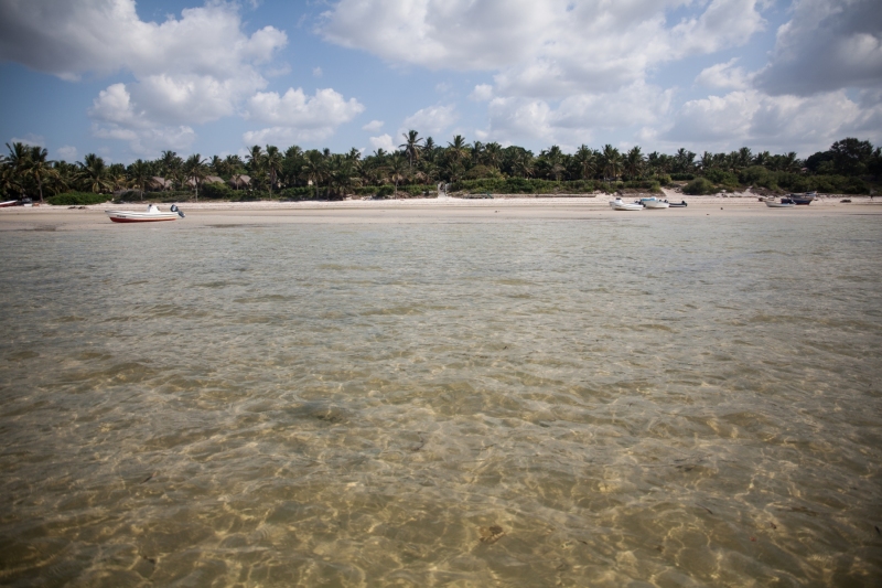 The beach in Vilanculos, Mozambique