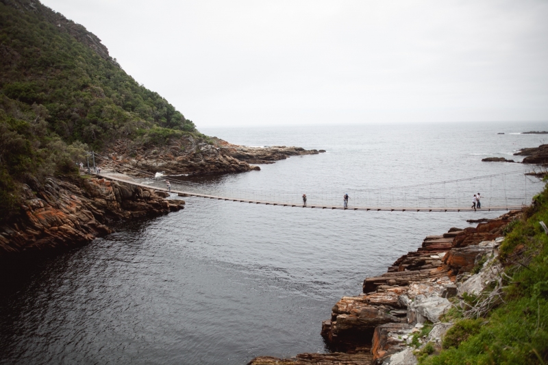 One of the three suspension bridges at Storms River on the Garden Route